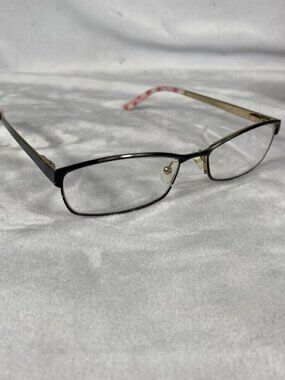 Kate Spade Eyeglasses Alfreda 0X96 Black/Gold Full Rim Frames 53/16-140 mm